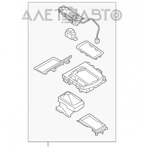 Накладка шифтера АКПП Mazda CX-5 17 - подряпини