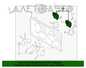 Резистор радіатора охолодження вода Mazda CX-7 06-09