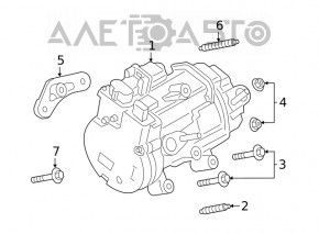 Компресор кондиціонера Ford Escape MK4 20-23 hybrid, plug-In