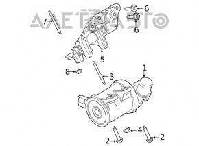 Помпа водяная Ford Escape MK4 20- hybrid, plug-In