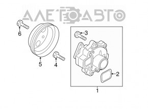 Помпа водяна Mazda 6 13-17