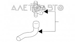 Клапан системы охлаждения Toyota Venza 21-