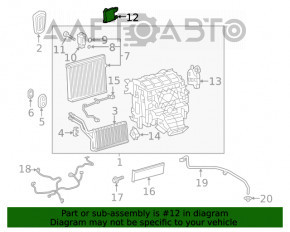Amplifier assy, air conditioner Toyota Venza 23-