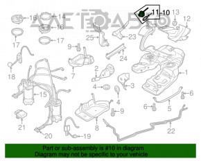 Крышка заливной горловины VW Touareg 11-17