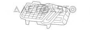 Повітропровід передньої панелі лівий Honda Clarity 18-21 usa