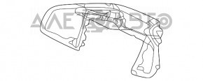 Накладка руля верхняя Honda Clarity 18-19 usa