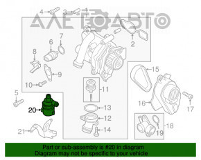 Моторчик системи охолодження Audi Q5 8R 13-17