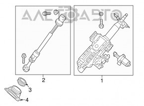 Рульова колонка Nissan Murano z52 19-