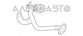 Трубка ЄДР Lexus RX450h 16-22 на охолоджувач