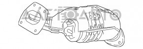 Коллектор выпускной задний с катализатором Toyota Sienna 17-20 3.5