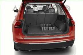 Коврик багажника VW Tiguan 18- тряпка черный, под 2 ряда, под химчистку, трещины