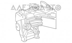 Кронштейн компресора кондиціонера Lexus RX450h 16-22