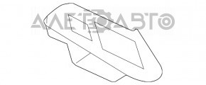Накладка управления стеклоподъемником передним правым Subaru Forester 14-18 SJ структура