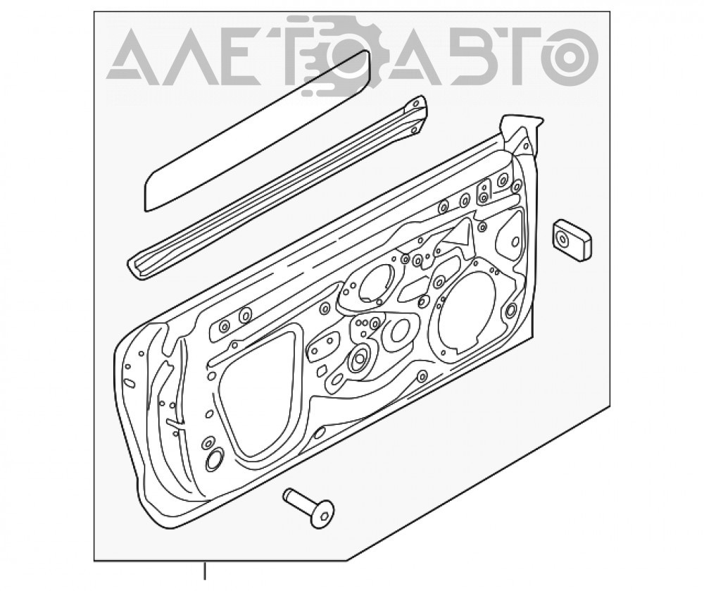 Дверь голая передняя правая Audi A3 8V 15-19 кабрио 8V7-831-052 – купить в  Киеве и Украине, цена: заказать доставку, детали под заказ 406871